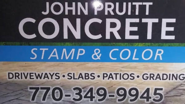 Advertiser: John Pruitt Concrete